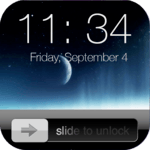 Lock screen slider for PC