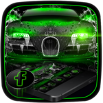 Green Neon Luxury Car Theme icon