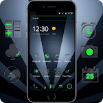 Grey Business Green Tech Theme icon