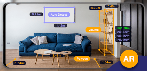 AR Ruler App – Tape Measure & Camera To Plan PC screenshot