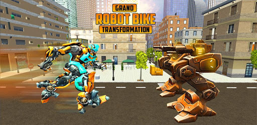 US Robot Bike Transform Shooting Game PC screenshot