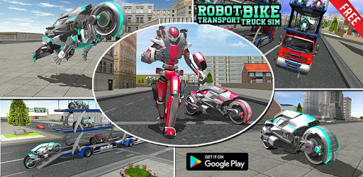 Robot Bike Transport Truck Sim PC screenshot Robot Bike Transport Truck Sim PC screenshot