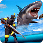 Angry Shark Attack: Deep Sea Shark Hunting Games icon