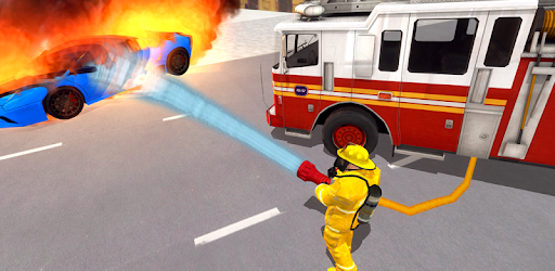 Fire Truck Driving Simulator PC screenshot