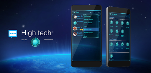 Handcent NextSMS Skin HighTech PC screenshot