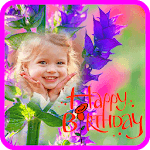 Happy Birthday Flower Frame for PC