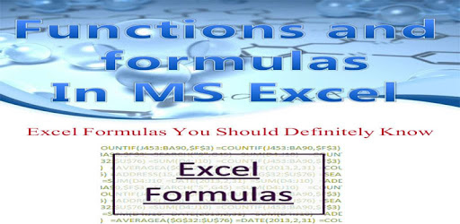 MS-Excel Formulas PC screenshot MS-Excel Formulas PC screenshot