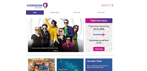 Hawaiian Airlines Entertainment PC screenshot Hawaiian Airlines Entertainment PC screenshot