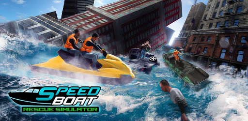 Flood Rescue Speed Boat Simulator : Lifeguard Help PC screenshot