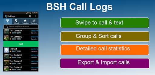 BSH Call Logs PC screenshot BSH Call Logs PC screenshot