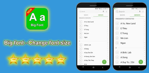 Big font - Enlarge font size PC screenshot
