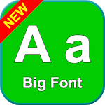 Big font - Enlarge font size icon