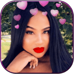 Heart Crown Face Camera icon