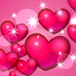 hearts pink wallpaper for PC hearts pink wallpaper for PC