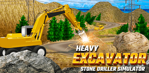 Heavy Excavator Stone Driller Simulator PC screenshot