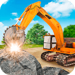 Heavy Excavator  Stone Cutter Simulator icon