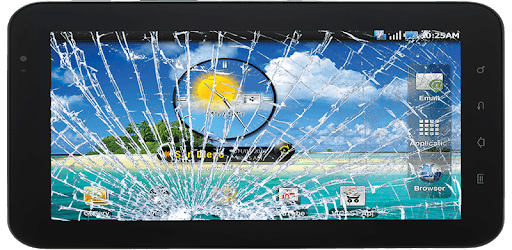 cracked screen PC screenshot