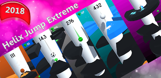 Helix Extreme Jump 2018 - Jumping Bounce Ball Game PC screenshot