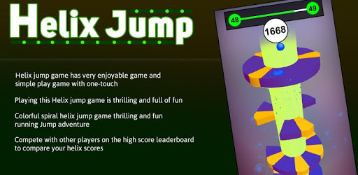 3d Helix Jump Ball Balance Spring Game PC screenshot