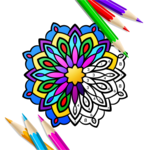 Mandala Number Coloring icon