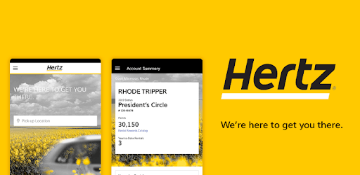 Hertz Car Rental PC screenshot