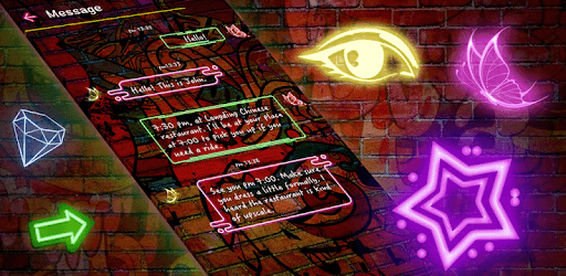 Neon Lights - One Sms, Free, Personalize PC screenshot Neon Lights - One Sms, Free, Personalize PC screenshot