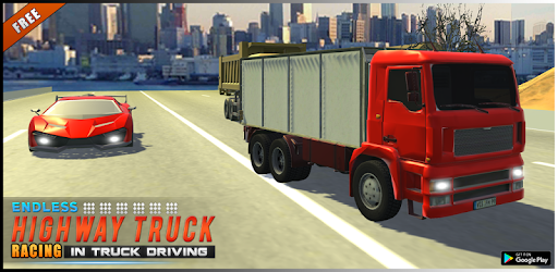 In Highway Truck Driving : Racing on Highway Game PC screenshot