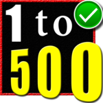 1 to 500 number counting game for PC