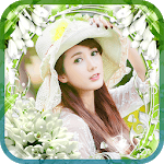 photo collage - flower frame icon