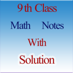 9th class math notes with solution icon