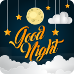 Good night images, quotes icon