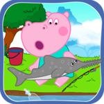 Funny Kids Fishing Games icon