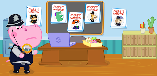 Kids Policeman games: Hippo Detective PC screenshot