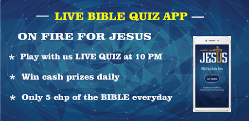 Live Bible Quiz Daily - ON FIRE FOR JESUS PC screenshot