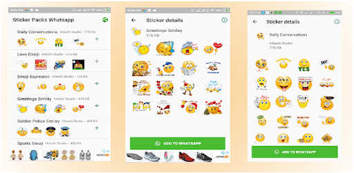 Emoji Smiley Sticker packs : WAStickerApps PC screenshot