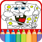 SpongeBob Coloring book pages icon