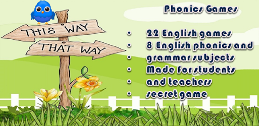 English  and Phonics Games  - Secret Game version PC screenshot