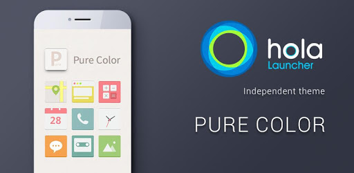 Pure Color Hola Launcher Theme PC screenshot