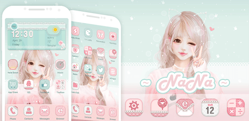 Pink Wink - Launcher Theme PC screenshot Pink Wink - Launcher Theme PC screenshot