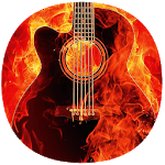Flaming Guitar - Best Theme for PC