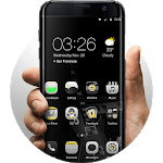 Electric Black-launcher Theme icon