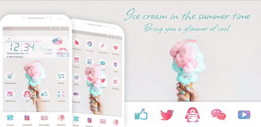 Cotton Candy - Hola Theme PC screenshot Cotton Candy - Hola Theme PC screenshot