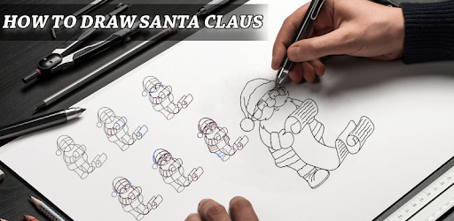How to draw Christmas 2019 - Draw Santa Claus PC screenshot