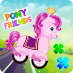 Pony Friends 🦄 - Beepzz racing game for kids icon