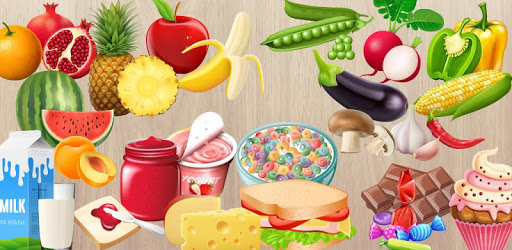 Food puzzle for kids 🥕🍅🍍🍉🎂🍭🍪🧀 PC screenshot