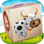 Animals Blocks Puzzle for kids icon