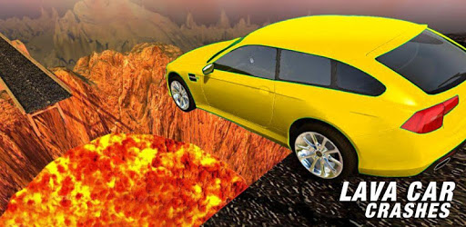 Wall Of Lava Volcano Cars 3D PC screenshot