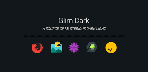 Glim Dark - Free Icon Pack PC screenshot