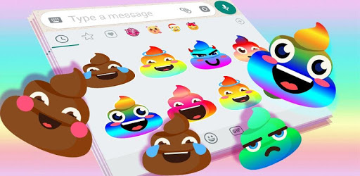 Rainbow Poop Emoji Stickers PC screenshot Rainbow Poop Emoji Stickers PC screenshot