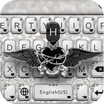 Black Silver Keyboard Cool Theme for PC